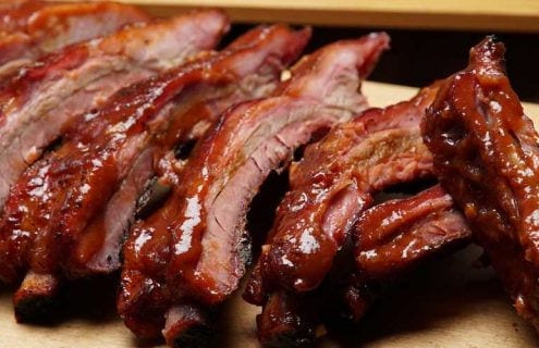 Baby Back Ribs with Quince Barbecue Sauce