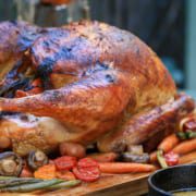 Butter-Injected Turkey and Sides Butter-Injected Turkey and Sides