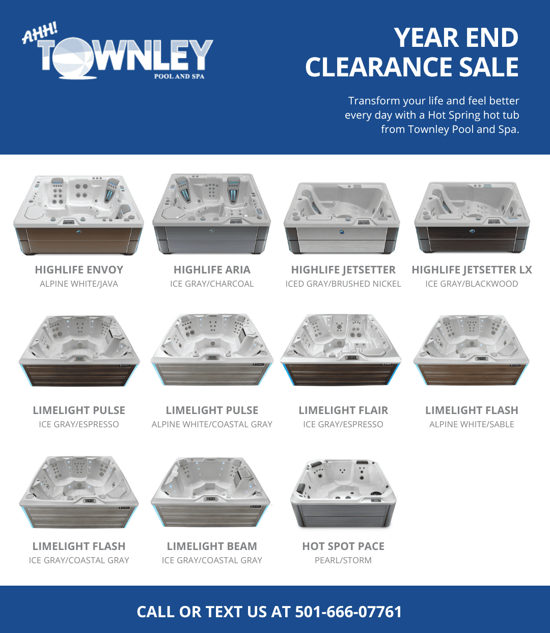 TOWNLEY YEAR END SALE CATALOG