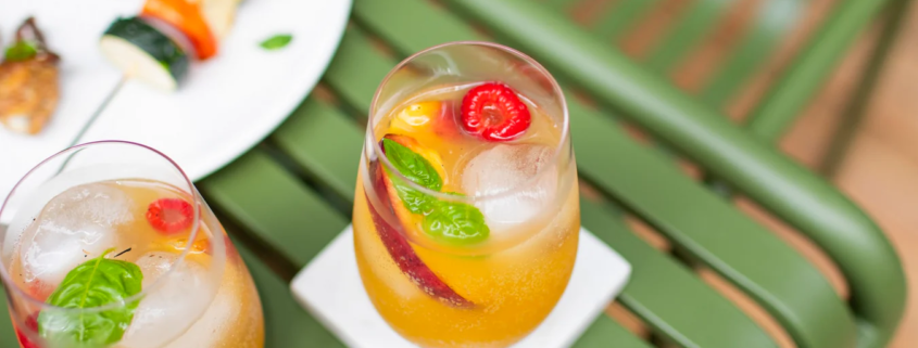 Grilled Peach Sangria