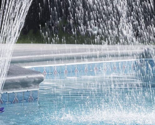 Cool Your Pool With the PoolStyle Flower Waterfall Fountain