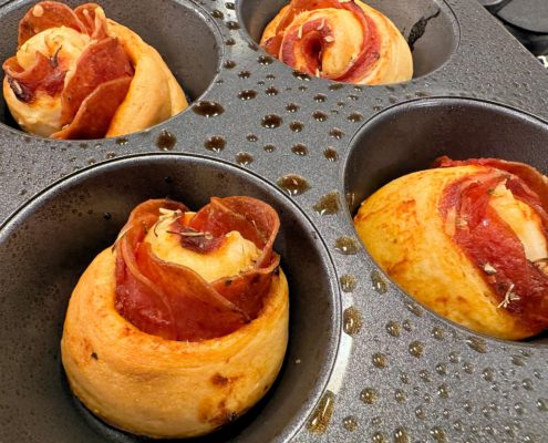Pizza Roses for Mother's Day