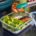Huli Huli Chicken with Grilled Broccoli and Rice