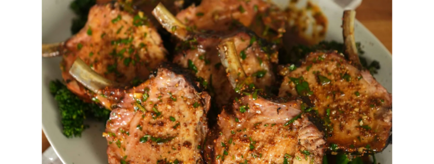 Honey Mustard Roasted Pork Rack